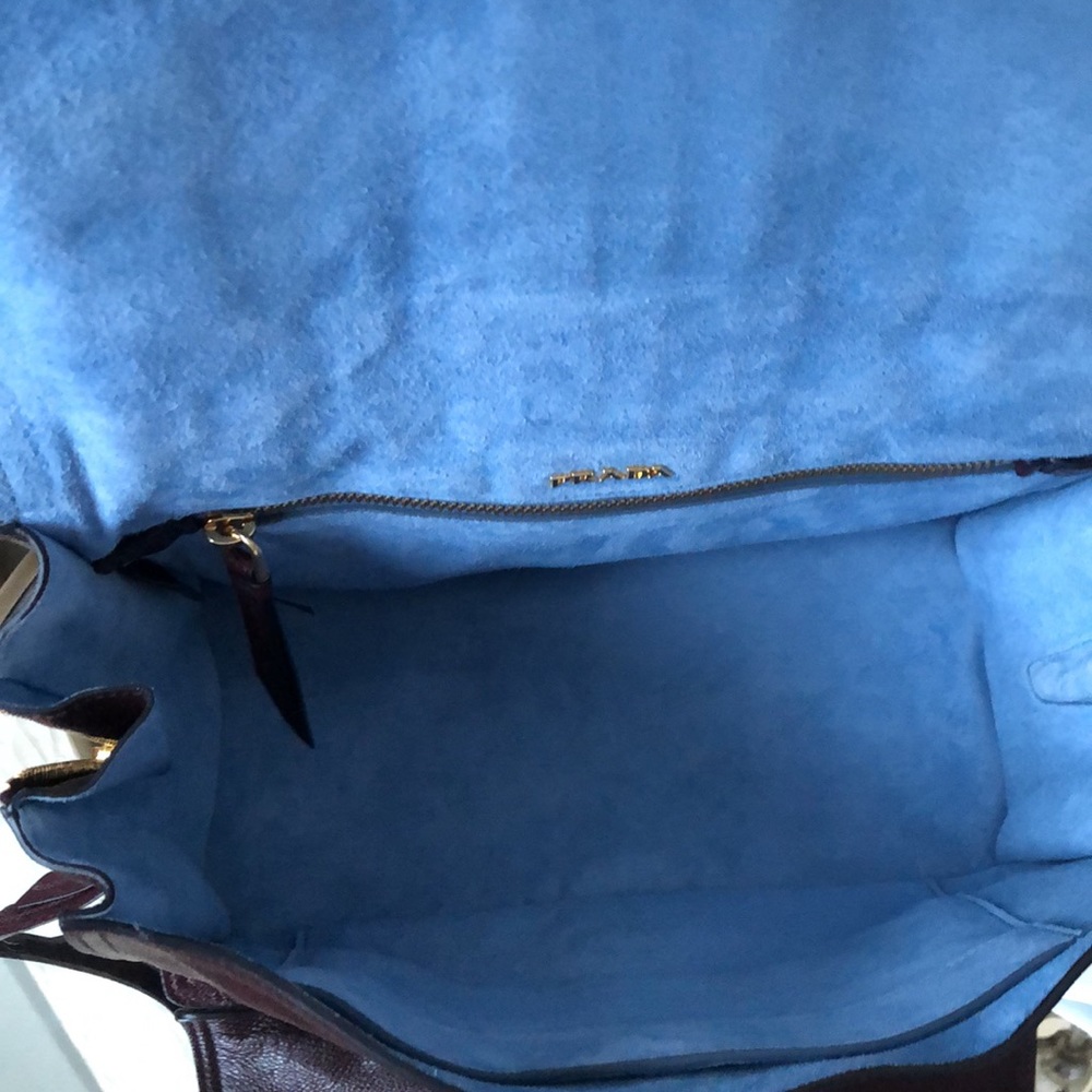 Rare Prada Etiquette Patchwork Python Shoulder Bag - image 8